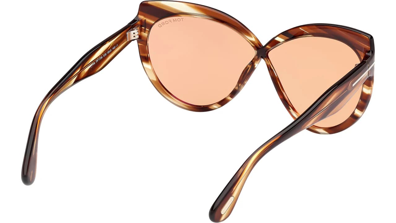 Tom Ford FT1196 53E Sunglasses Blonde Havana 65mm Women 5