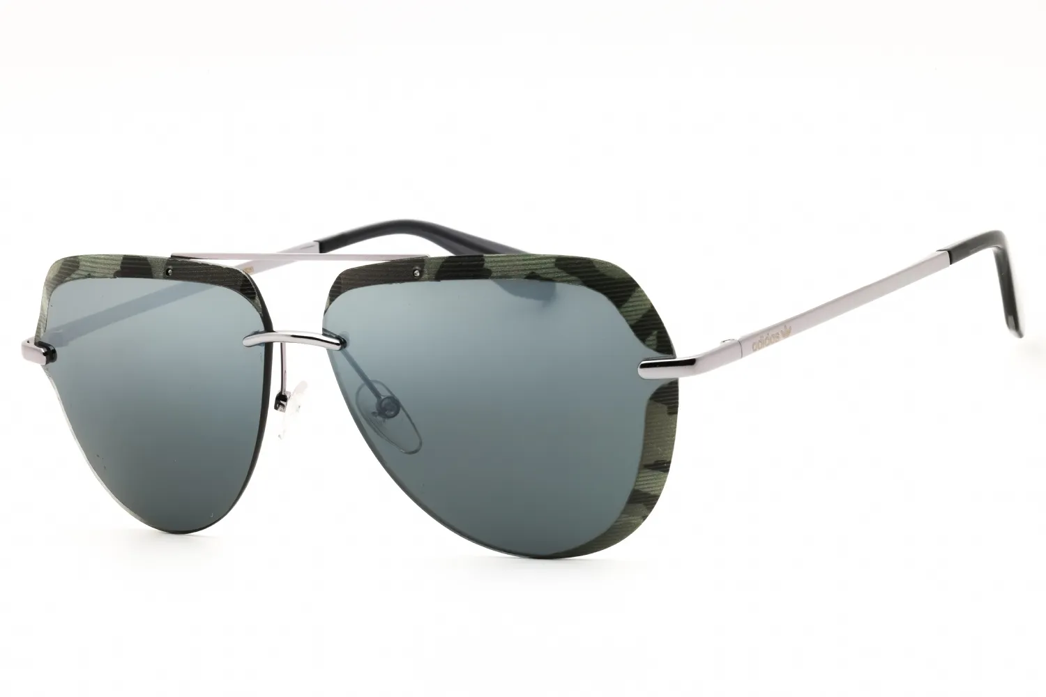 Adidas OR0018 12C Sunglasses Shiny Dark Ruthenium 63mm Men