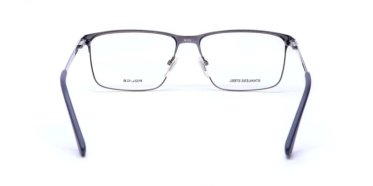 Police Vpld06 Tailwind Evo 5 0k53 Eyeglasses Shiny Gunmetal 56mm 5