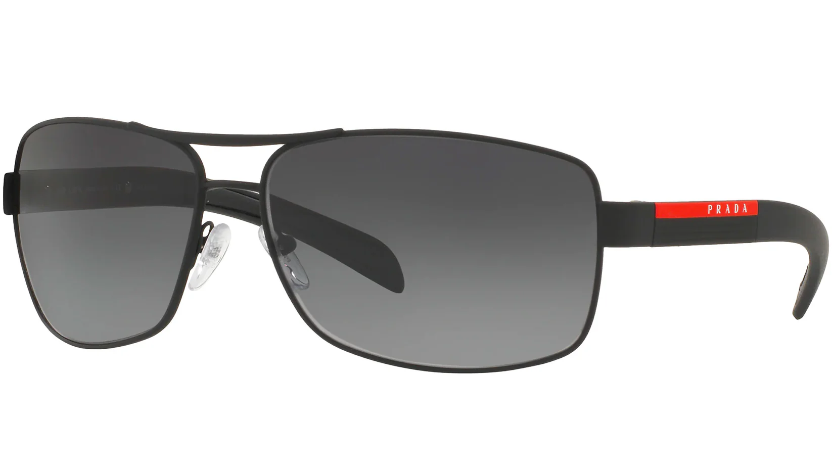 Prada PS54 DG05W1 Sunglasses Black Rubber 65mm Women