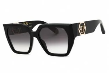 Philipp Plein SPP160 0700 Sunglasses Shiny Black 57mm