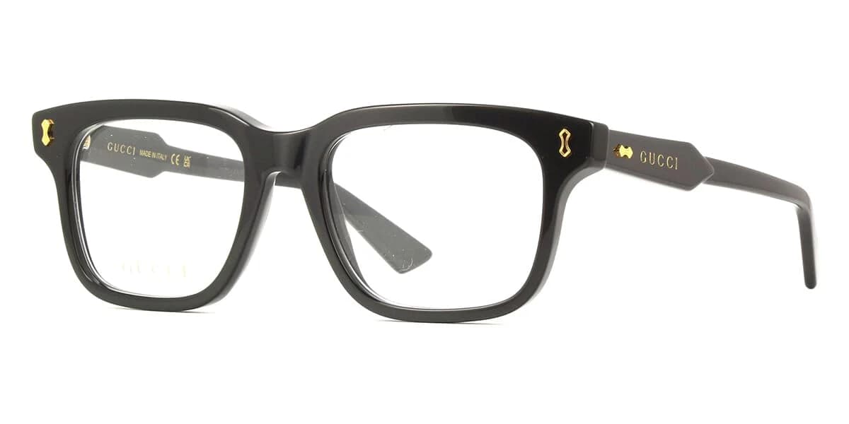 Gucci GG1265O 004 Eyeglasses Black 55mm Men