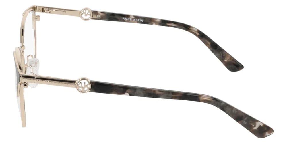 Anne Klein AK5126 001 Eyeglasses Black Gold 53mm Women 3