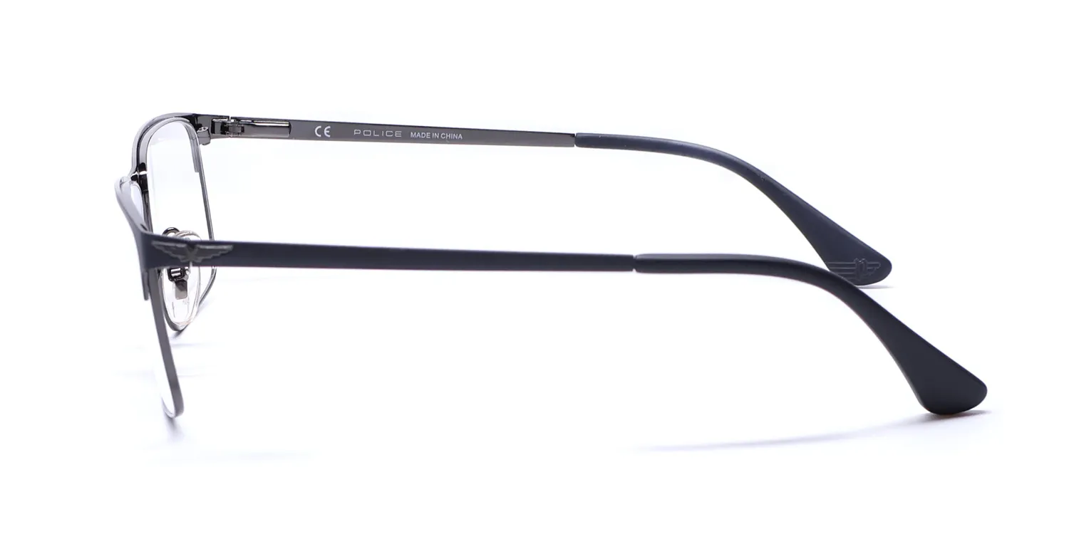 Police Vpld06 Tailwind Evo 5 0k53 Eyeglasses Shiny Gunmetal 56mm 4