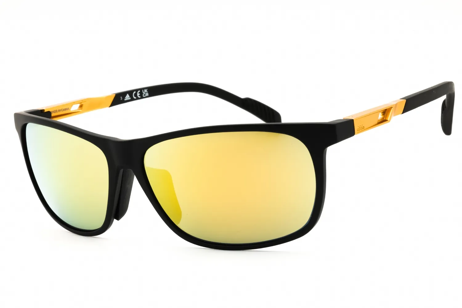 Adidas SP0061 02G Sunglasses Matte Black 62mm Men
