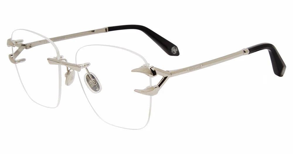 Roberto Cavalli VRC022 0579 Eyeglasses Palladium 58mm Unisex
