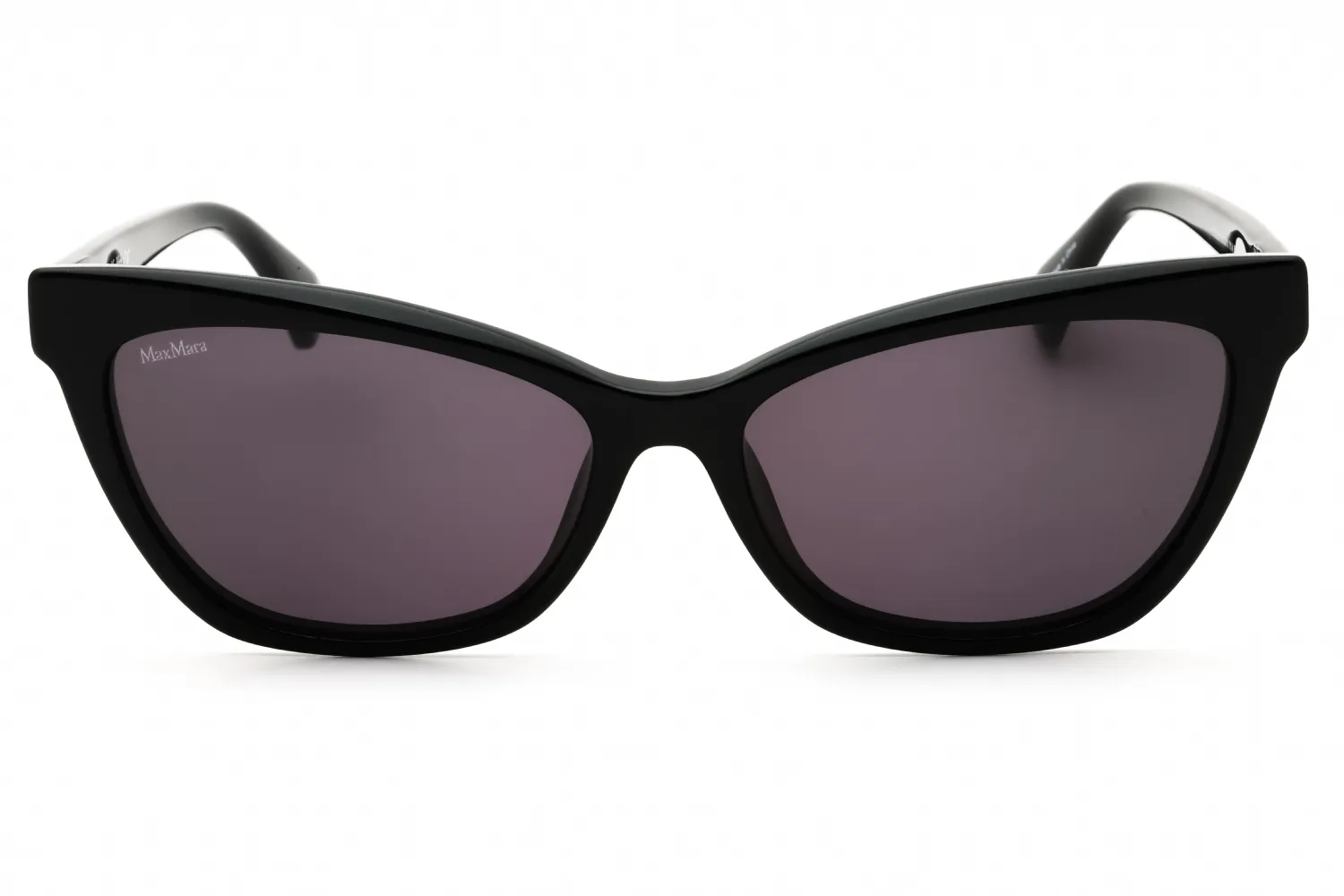 Max Mara MM0011 01A Sunglasses Shiny Black 58mm Women 2