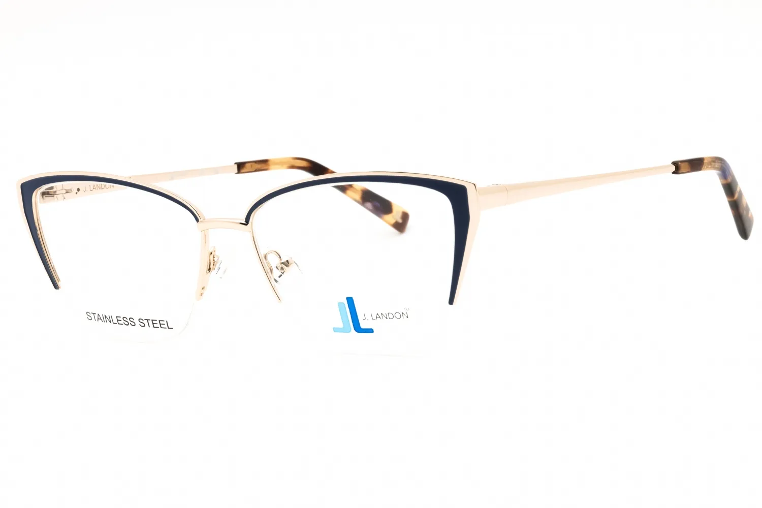 J. Landon JL5010 091 Eyeglasses Matte Blue 53mm Women