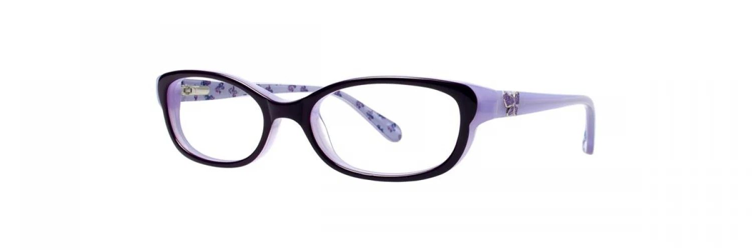 Lilly Pulitzer Leandra Eyeglasses Plum Havana 45mm Kids