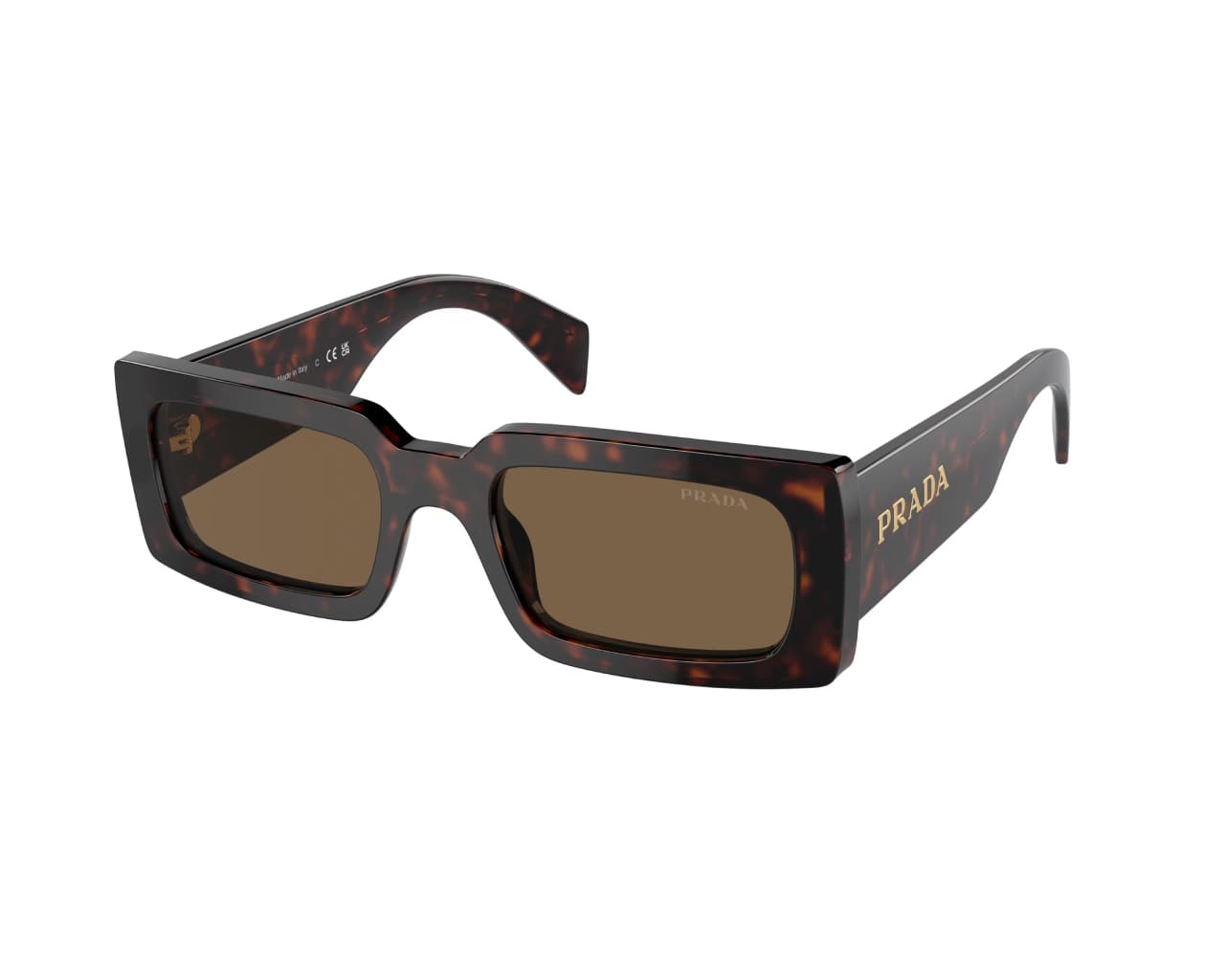Prada SPR A07 16N-5Y1 PR A07S Sunglasses Brown 145mm Women