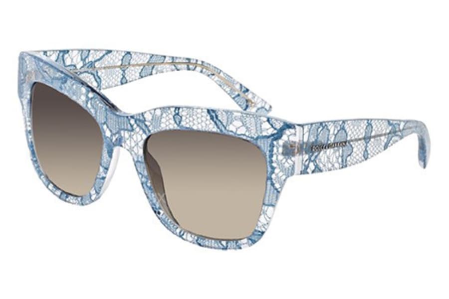 Dolce & Gabbana DG 4231 Sunglasses Clear/blue Lace 54mm Men