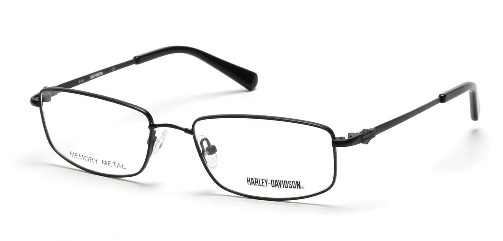 Harley-Davidson HD0760 002 Eyeglasses Black 55mm Men
