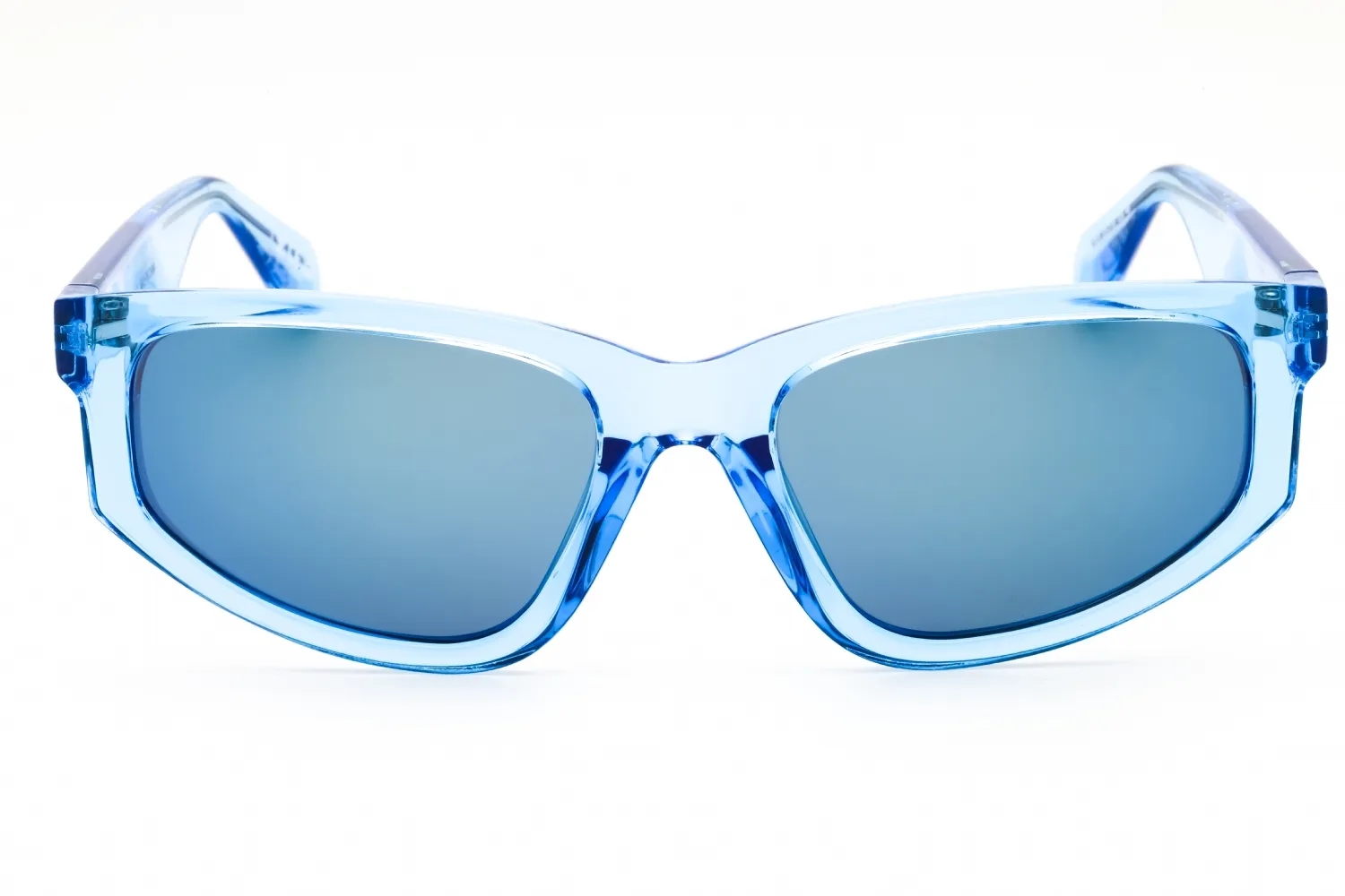 Adidas OR0107 90X Sunglasses Shiny Blue 55mm Women 2