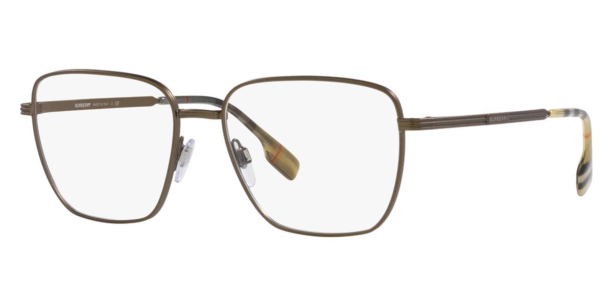 Burberry BE1368 BOOTH 1012 Eyeglasses Brown 54mm Men