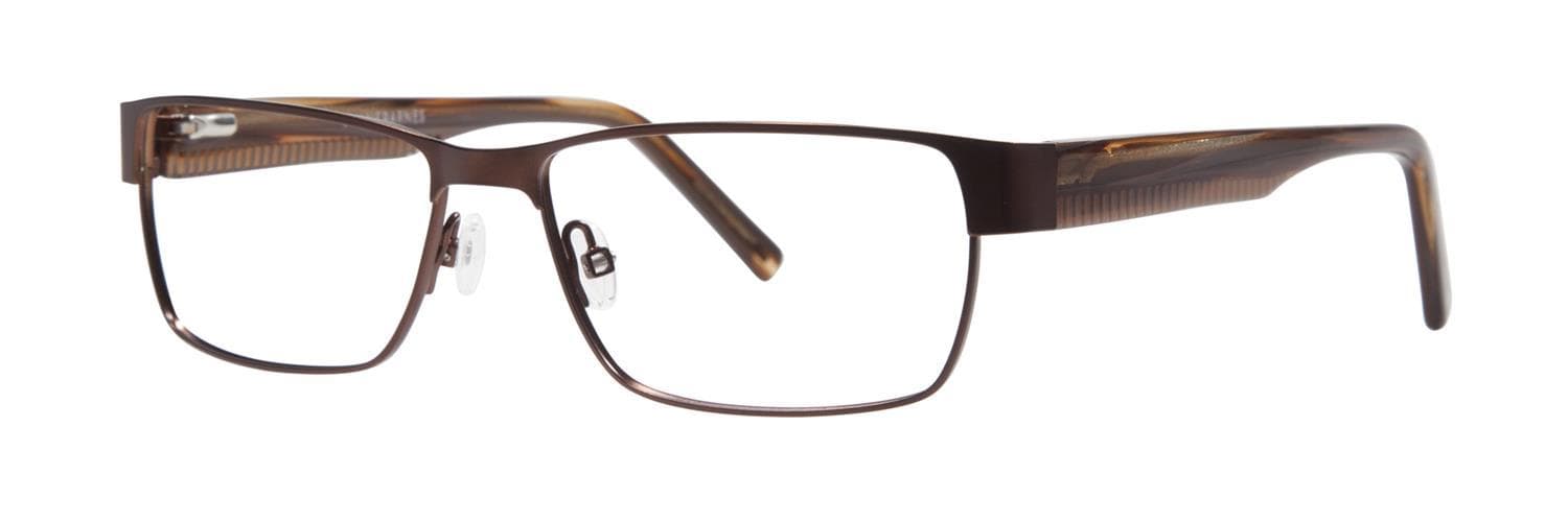Jhane Barnes Arithmetic Eyeglasses Brown 56mm Men