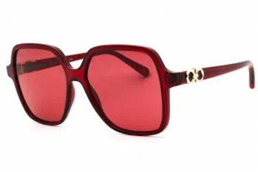 Salvatore Ferragamo SF1083S 612 Sunglasses Transparent Burgundy 57mm