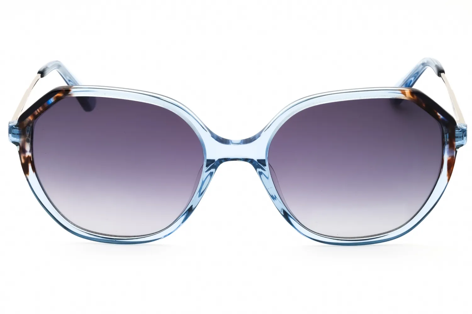 Anne Klein AK7075 400 Sunglasses Blue 55mm Women 2