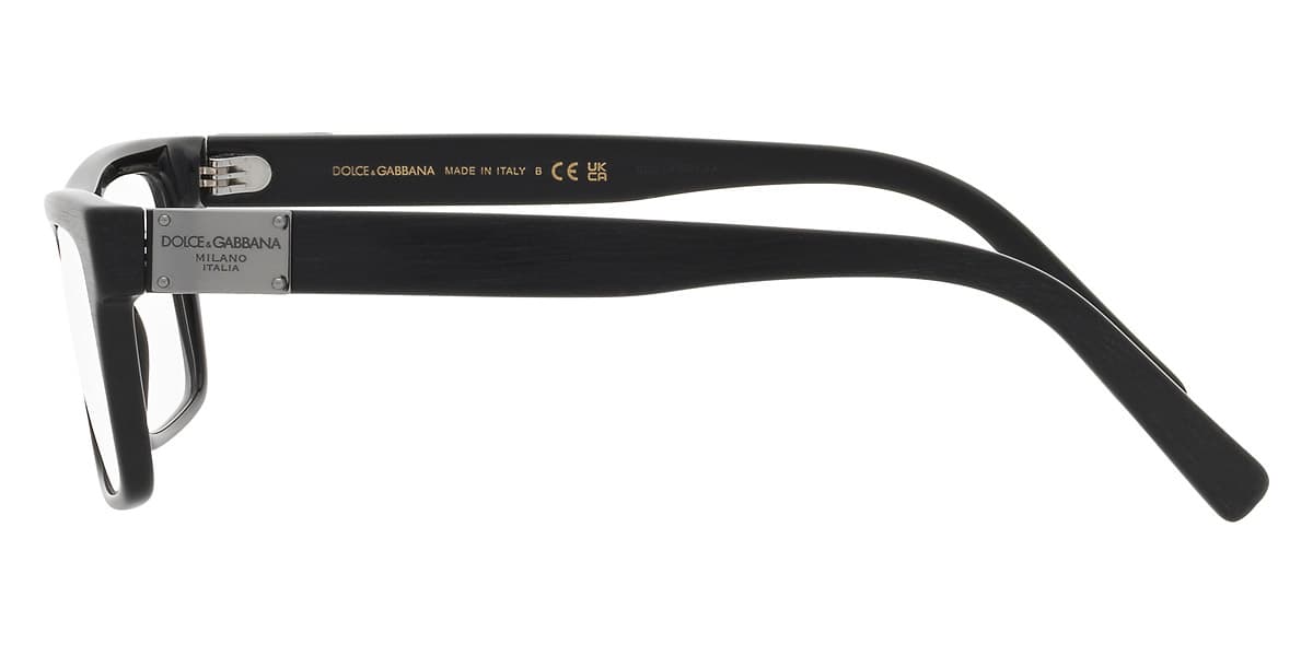 Dolce & Gabbana DG3368 2820 Eyeglasses Black 54mm Men 3
