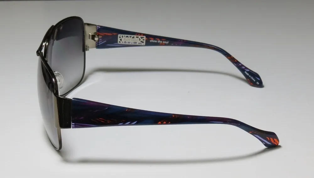 Kensie Show The Soul gm/gradient gray lens Sunglasses Gunmetal 61mm 4