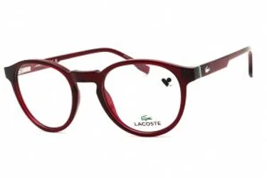 Lacoste L2950 601 Eyeglasses Transparent Burgundy 49mm
