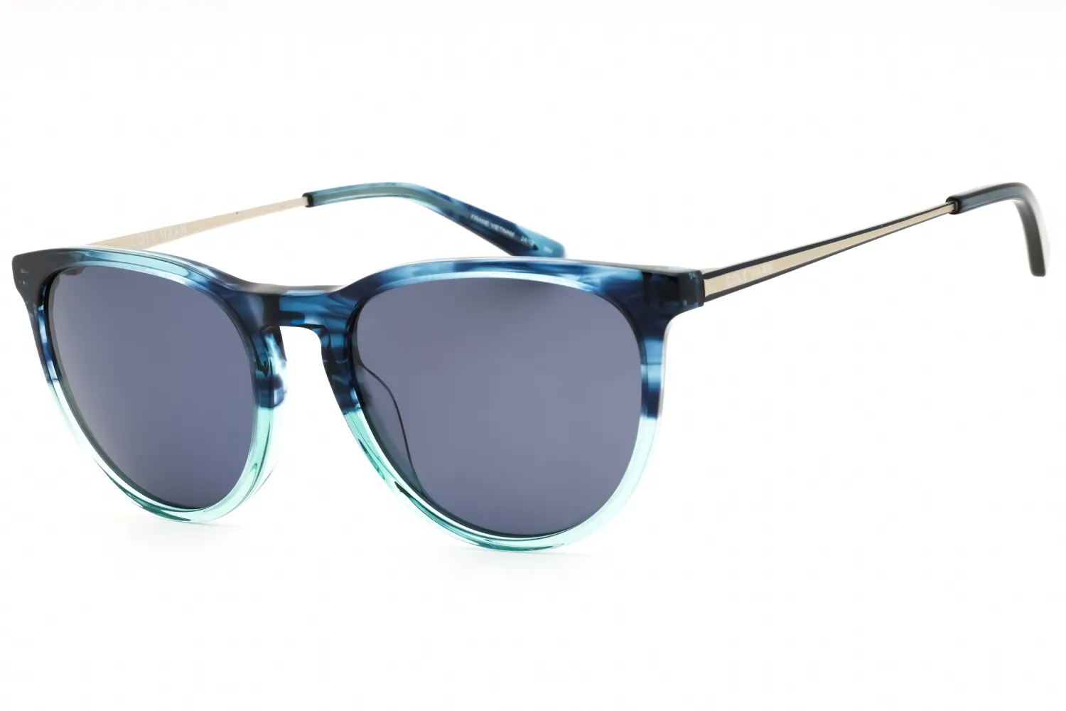 Cole Haan CH6507 320 Sunglasses Teal Horn 54mm Unisex