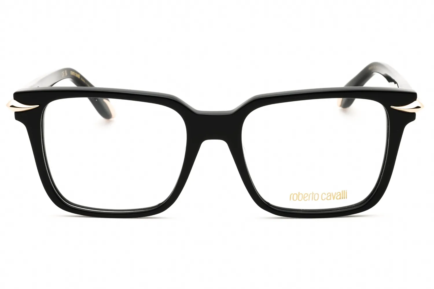 Roberto Cavalli VRC019M 0700 Eyeglasses Shiny Black 52mm Women 2