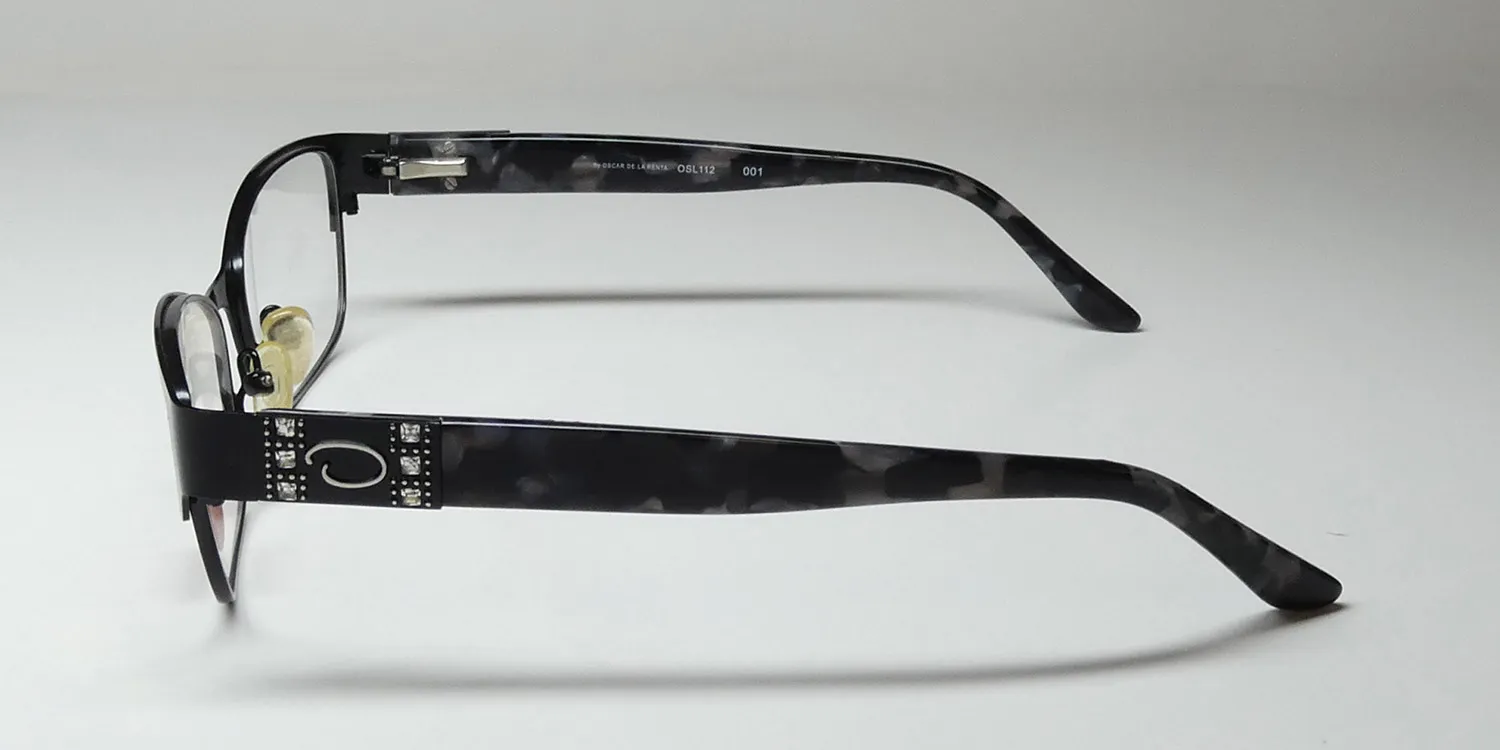 Oscar de la Renta Osl 112 001 Eyeglasses Black 54mm 4