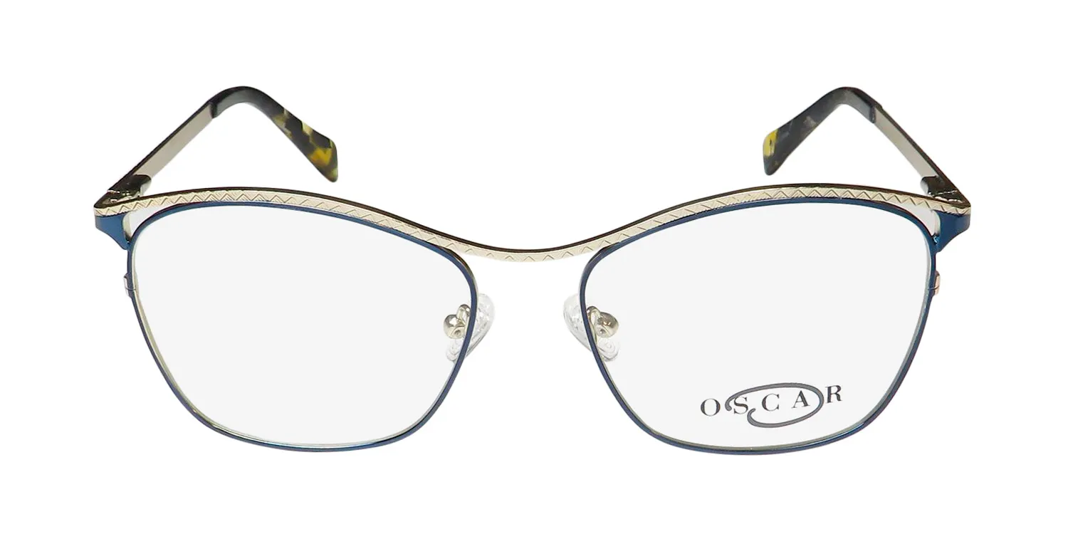 Oscar de la Renta Osl 748 414 Eyeglasses Navy 55mm 3