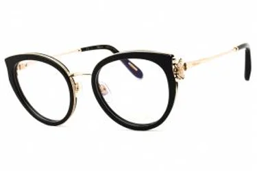 Chopard VCH367S 0700 Eyeglasses Shiny Black 52mm
