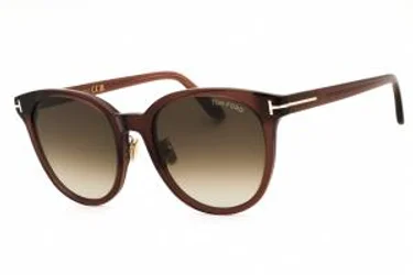Tom Ford FT1133-K 45F Sunglasses Shiny Light Brown 55mm