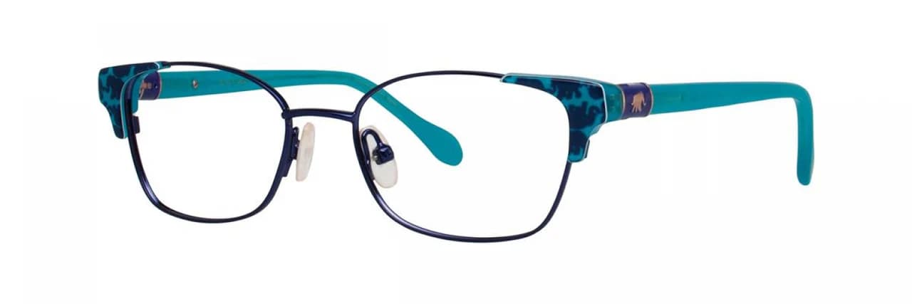 Lilly Pulitzer Sheldrake Eyeglasses Navy 45mm Kids