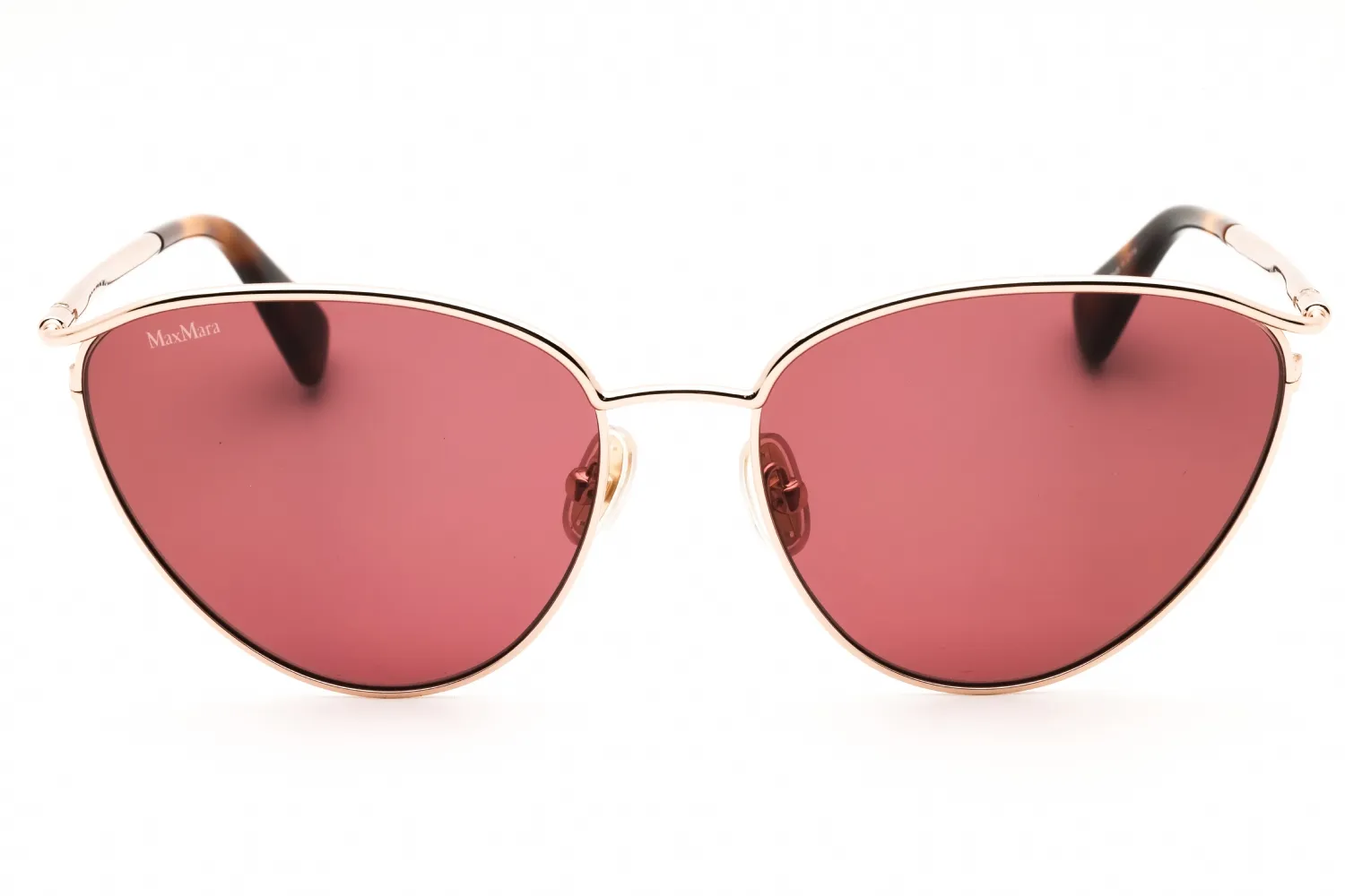 Max Mara MM0044 52S Sunglasses Gold 56mm Women 2