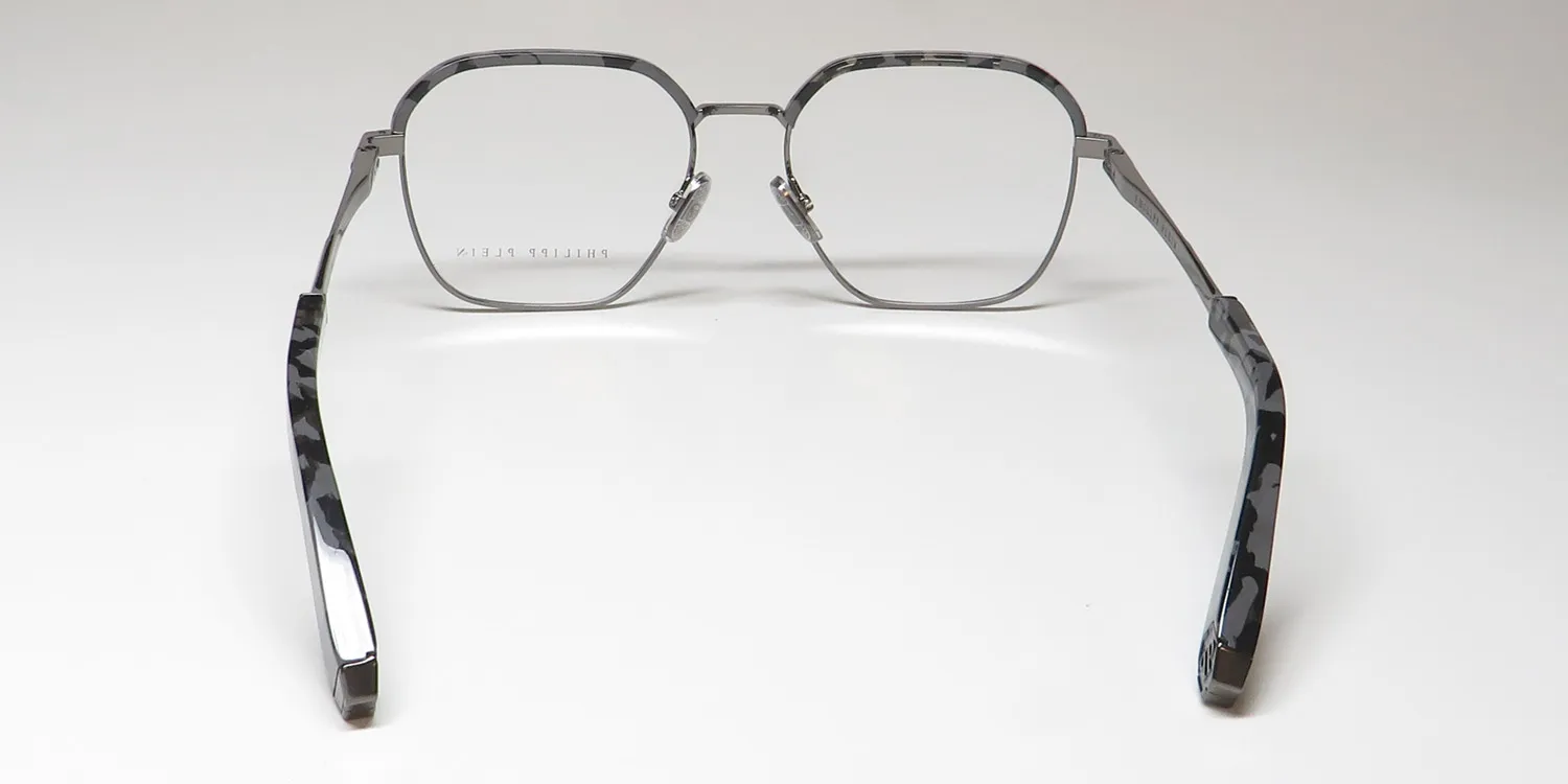 Philipp Plein Vpp017 Plein Treasure 0568 Eyeglasses Grey 52mm Unisex 5