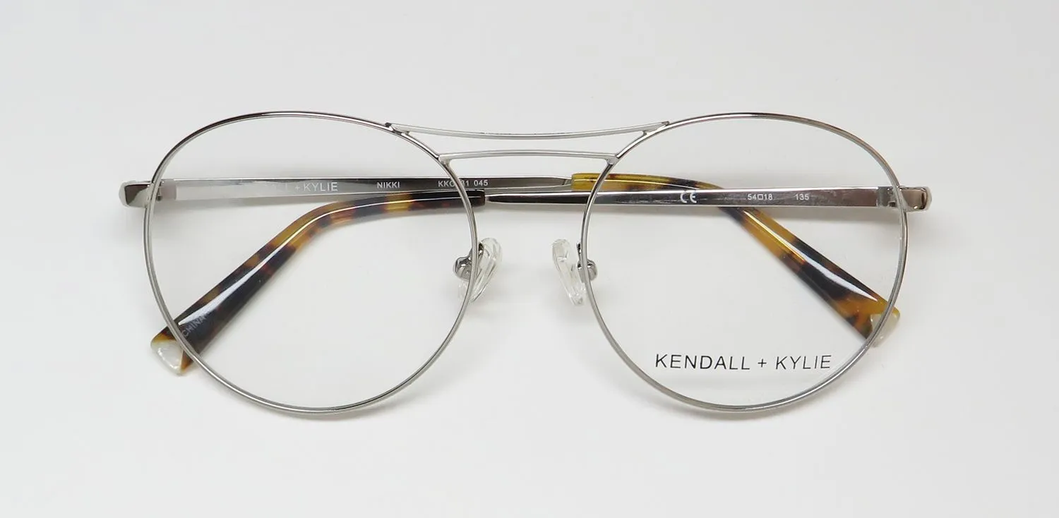 Kendall + Kylie Kko131 Nikki 045 Eyeglasses Silver 54mm 2