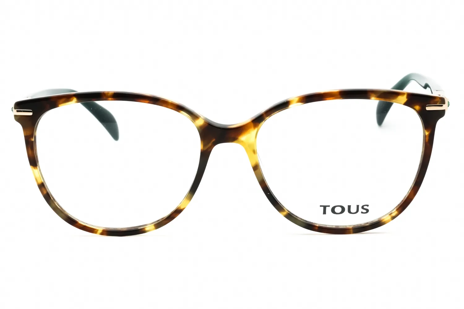 Tous VTOB12S 0710 Eyeglasses Shiny Brown Havana Women 2
