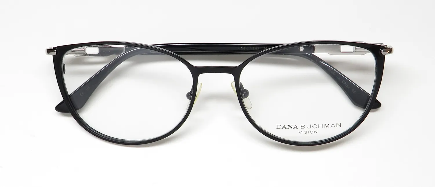 Dana Buchman Marigold bk Eyeglasses Black 54mm 2