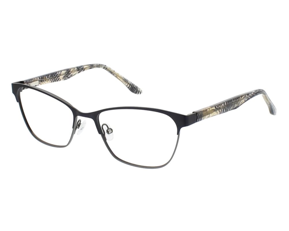 BCBGMAXAZRIA Maeve Eyeglasses Gunmetal 53mm Women
