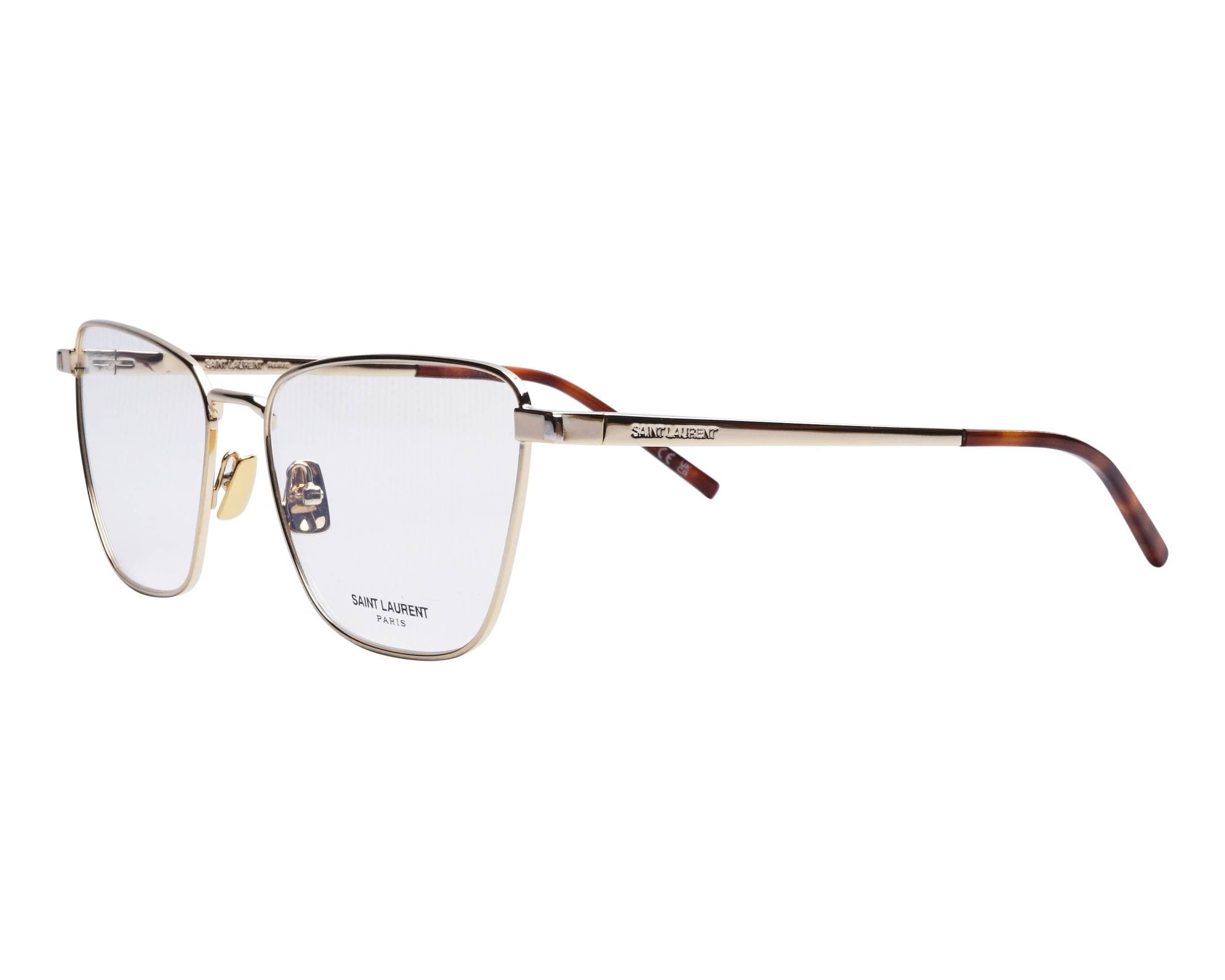 Saint Laurent SL551 003 Eyeglasses Gold 57mm Women