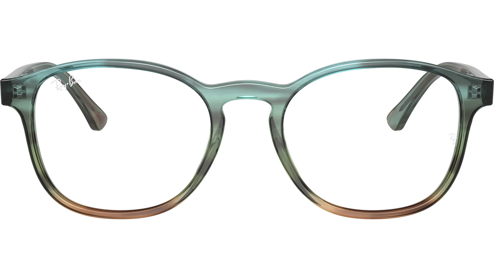 Ray-Ban RB5417 8252 Eyeglasses Striped Blue 52mm Unisex 2