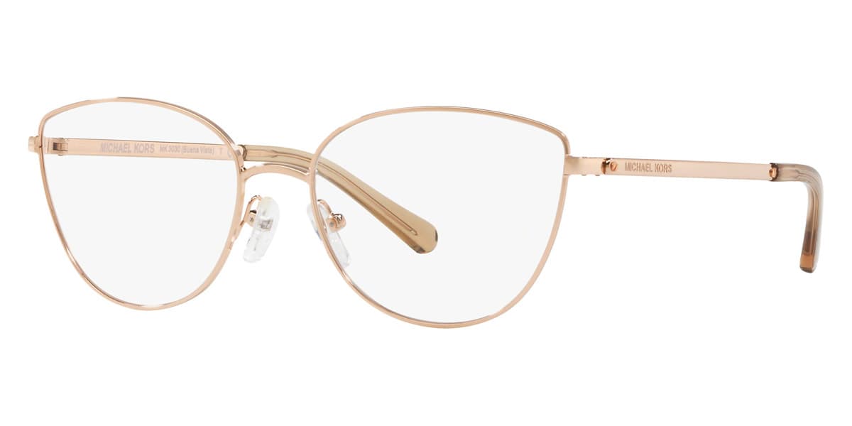 Michael Kors MK3030 Buena Vista 1108 Eyeglasses Rose Gold 54mm Women