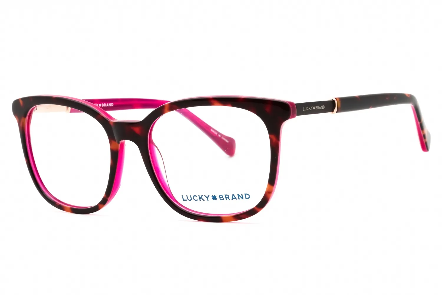 Lucky Brand VLBD234 0PHV Eyeglasses Pink Havana 52mm Women