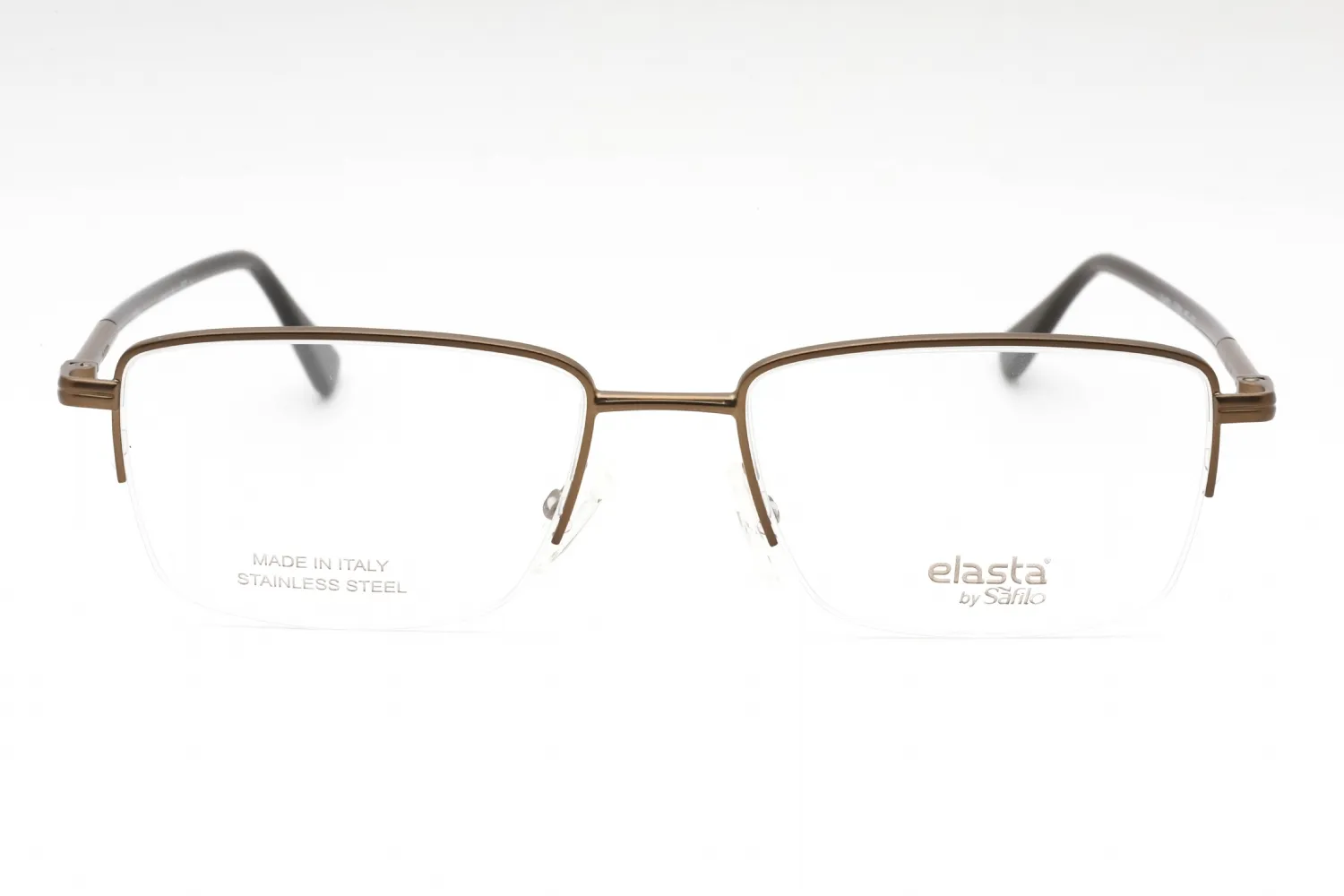 Elasta E 7249 04IN 00 Eyeglasses Matte Brown 54mm Men 2