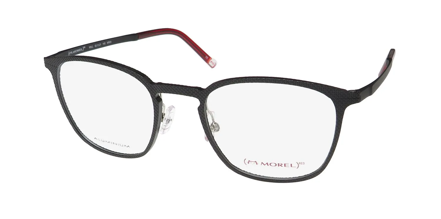 Morel Red Will 90014c nr03 Eyeglasses Black 52mm Unisex