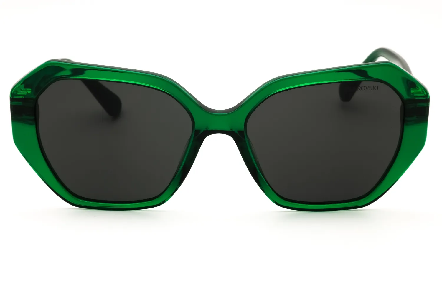 Swarovski SK6017 104587 Sunglasses Transparent Green 56mm Women 2