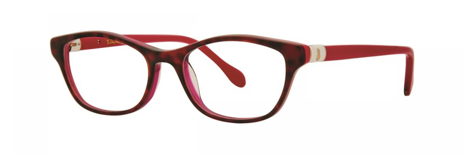 Lilly Pulitzer Kaelie Eyeglasses Tortoise Pink 46mm Kids