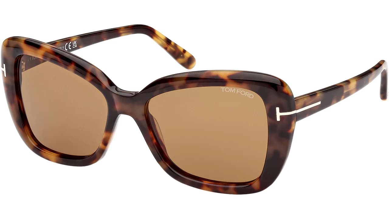 Tom Ford FT1008 55J Sunglasses Colored Havana 55mm Women