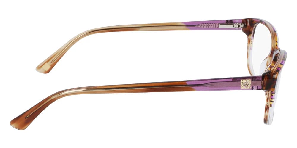Anne Klein AK5086 505 Eyeglasses Plum Animal 52mm Women 5