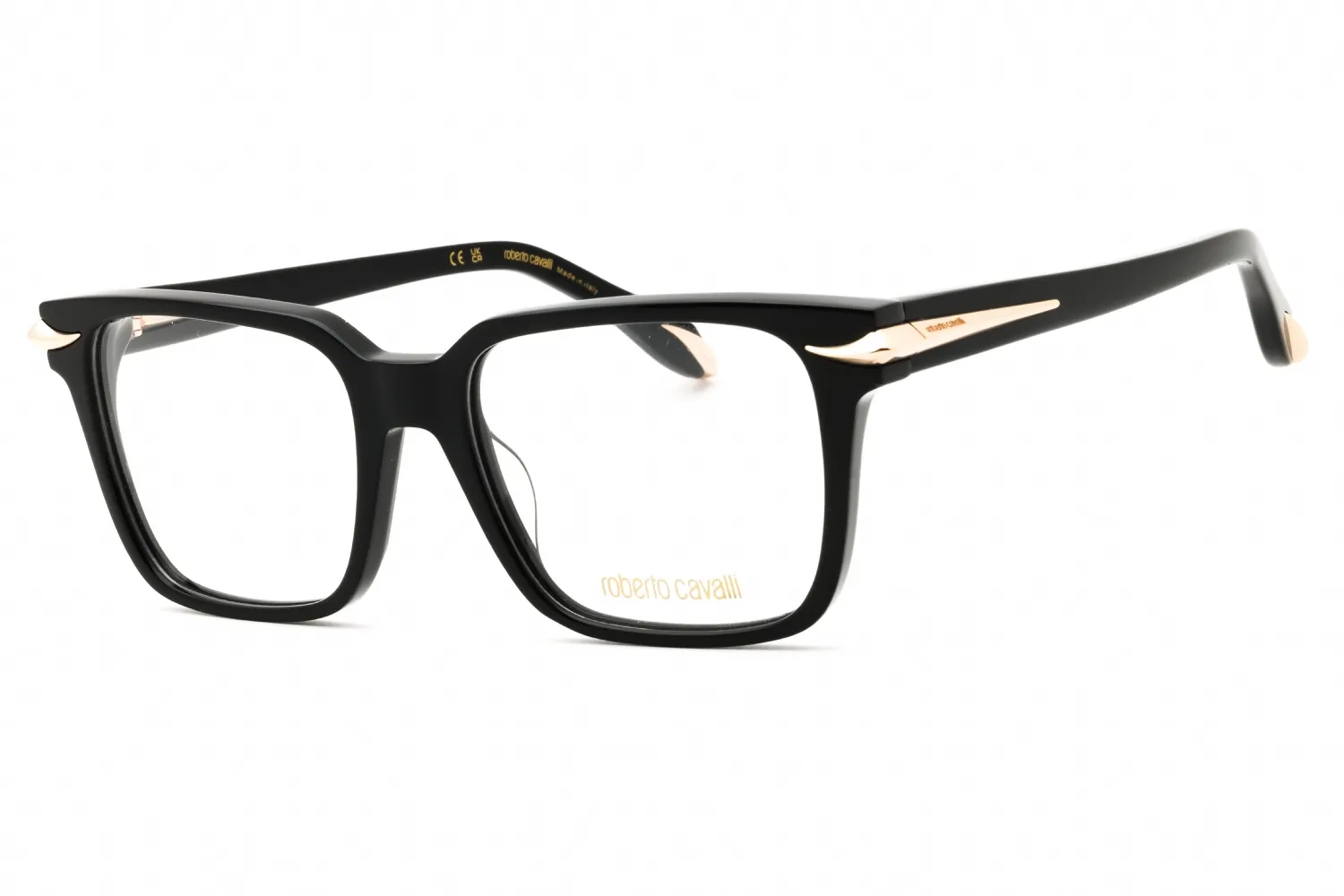 Roberto Cavalli VRC019M 0700 Eyeglasses Shiny Black 52mm Women