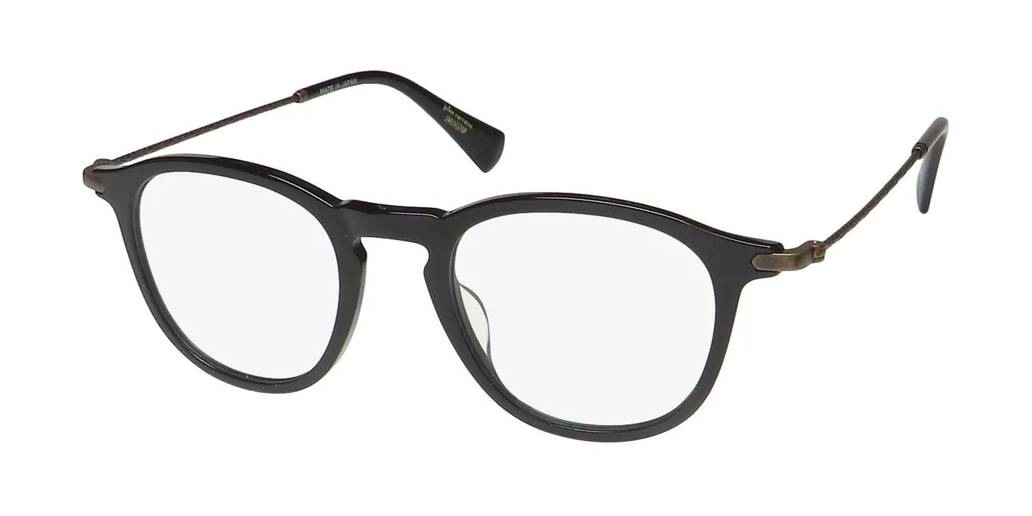John Varvatos Vjv421 black Eyeglasses Black 47mm