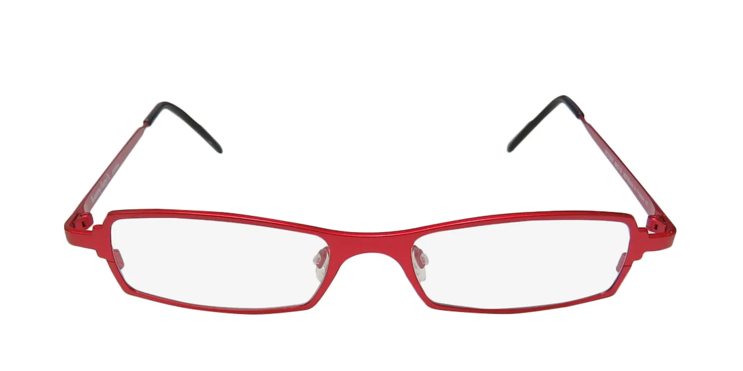 Harry Lary Victory 360 Eyeglasses Red 49mm Unisex 3